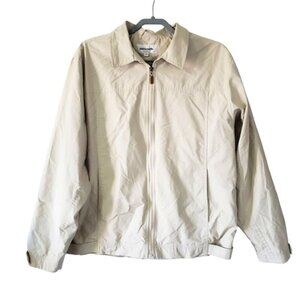 Pierre Cardin 90s Nylon Sport Tenniscore Preppy Academia Sorority Jacket M